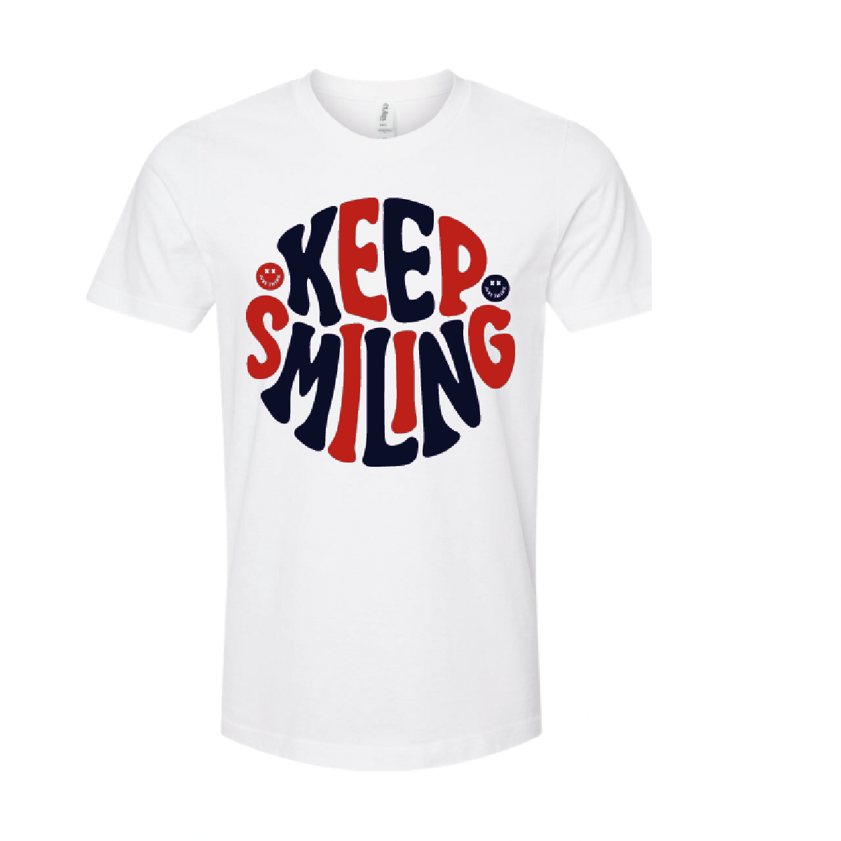 Keep Smiling Red White and Blue - Unisex
