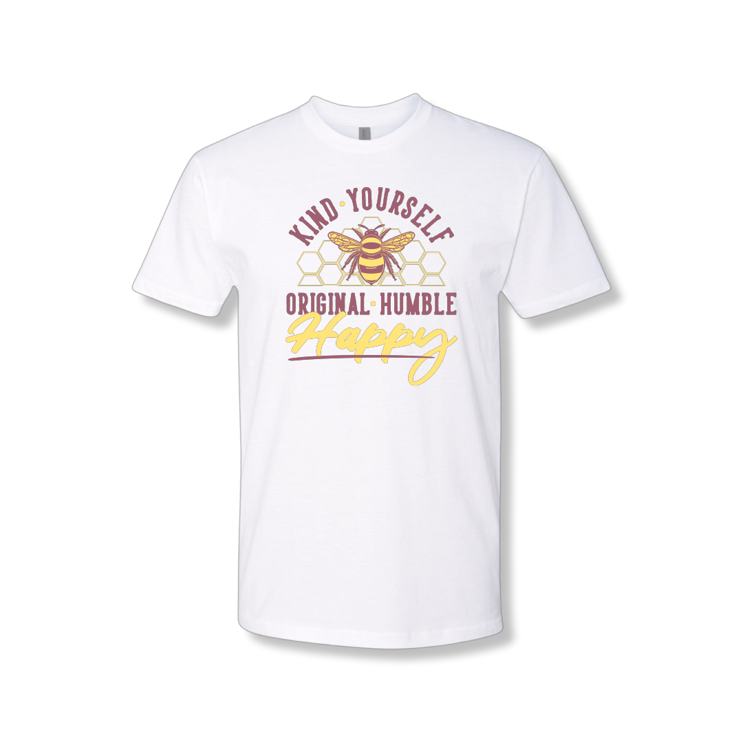Bee Kind Bee Yourself (Standard Tee)