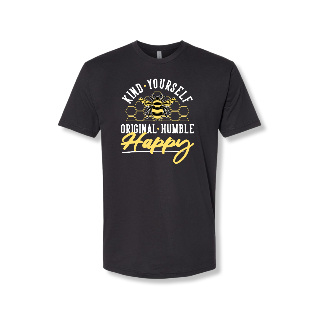 Bee Kind Bee Yourself (Standard Tee)