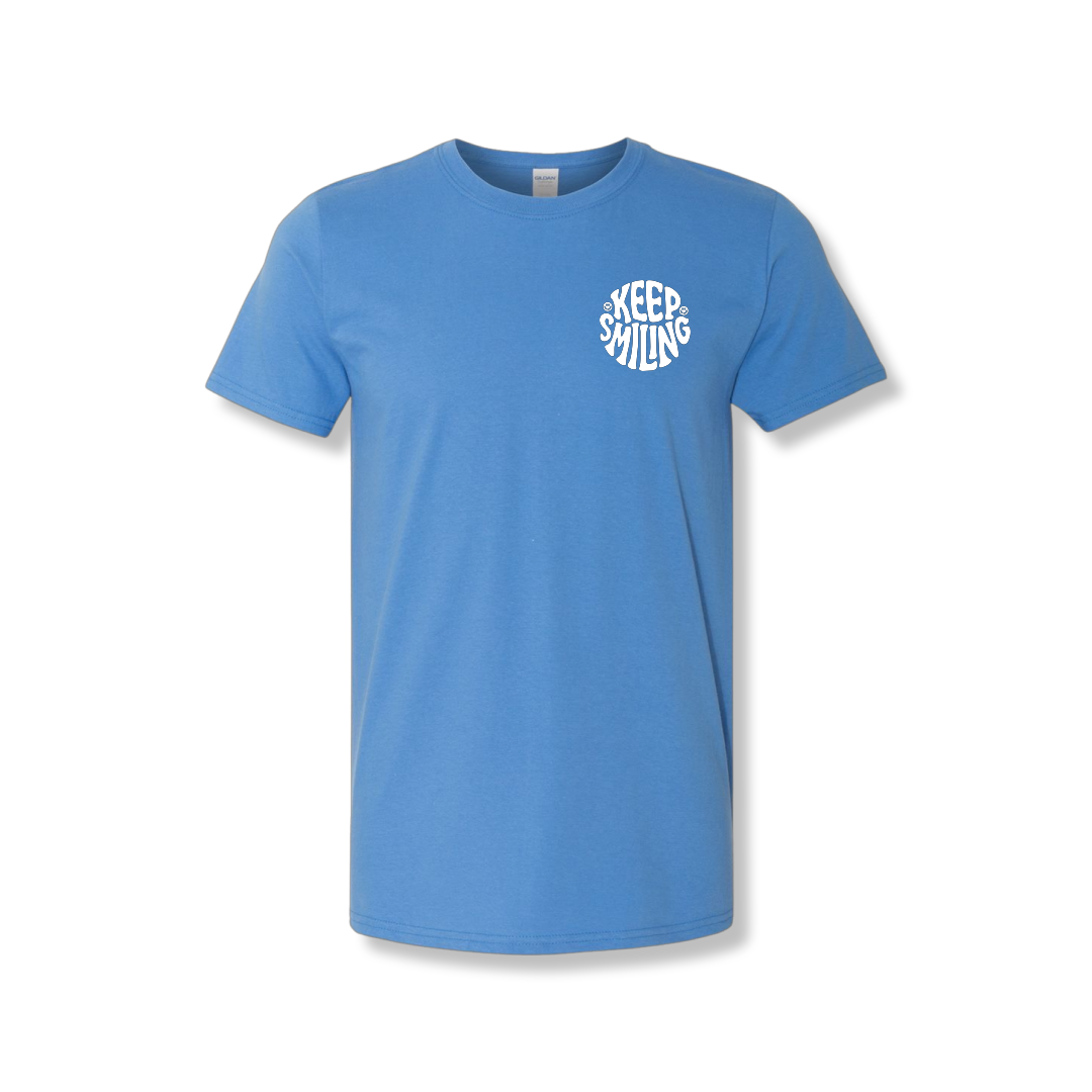 Keep Smiling Left Chest (Unisex Tee)