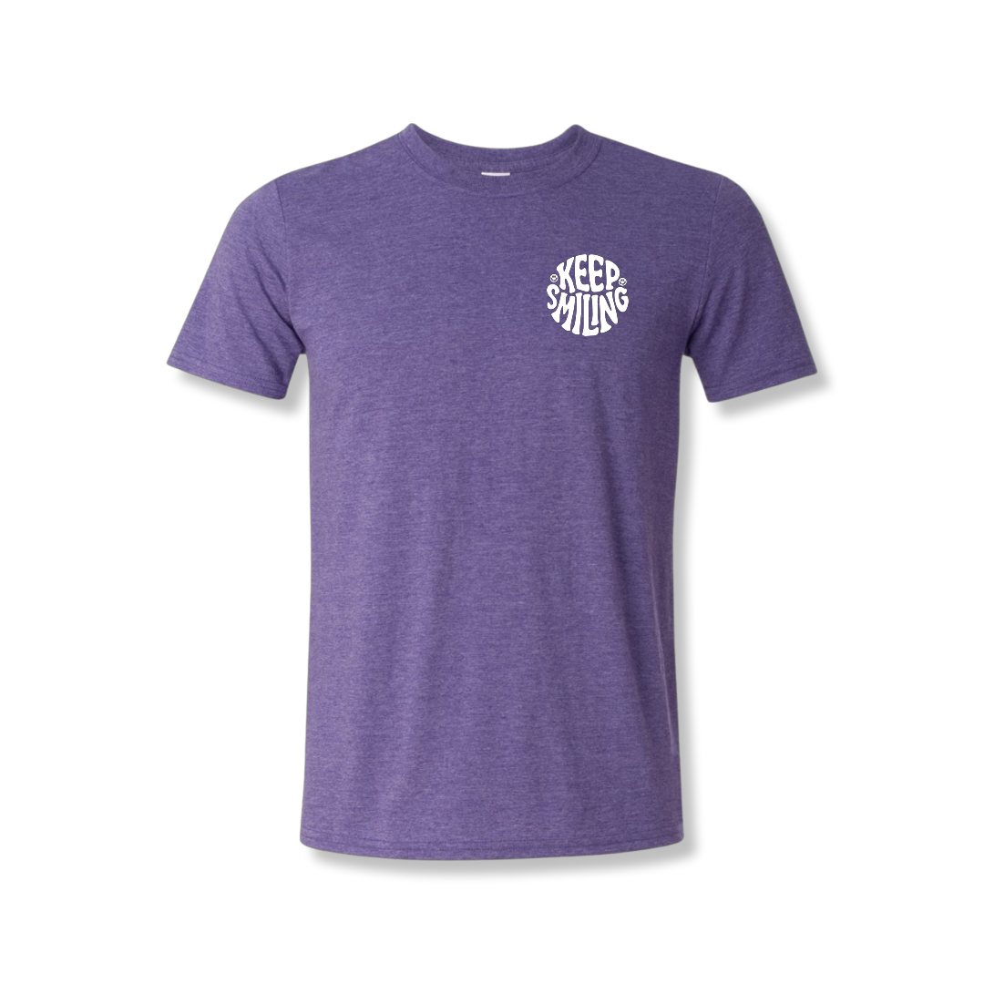 Keep Smiling Left Chest (Unisex Tee)