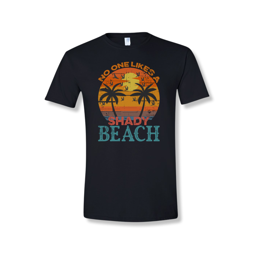 Shady Beaches - FRONT ONLY (Unisex Tee)