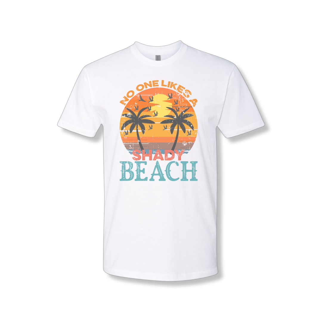Shady Beaches - FRONT ONLY (Unisex Tee)