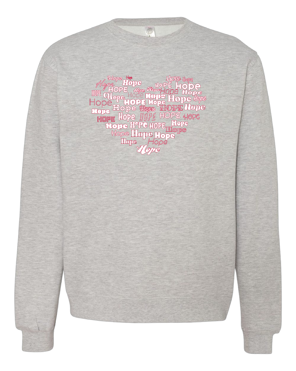 Hope in Hearts (Crew neck sweatshirt)