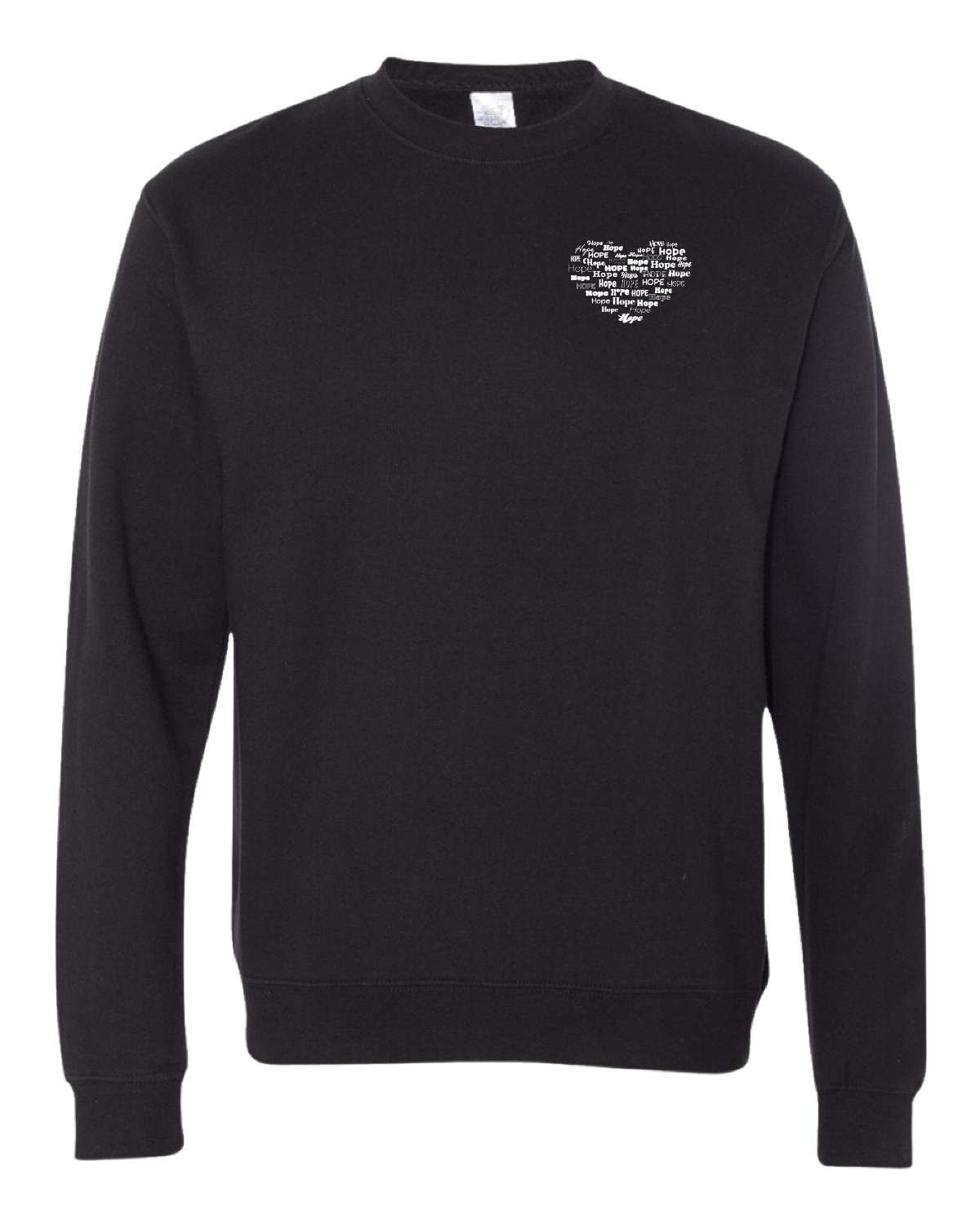 Hope in Hearts (Crew neck sweatshirt)
