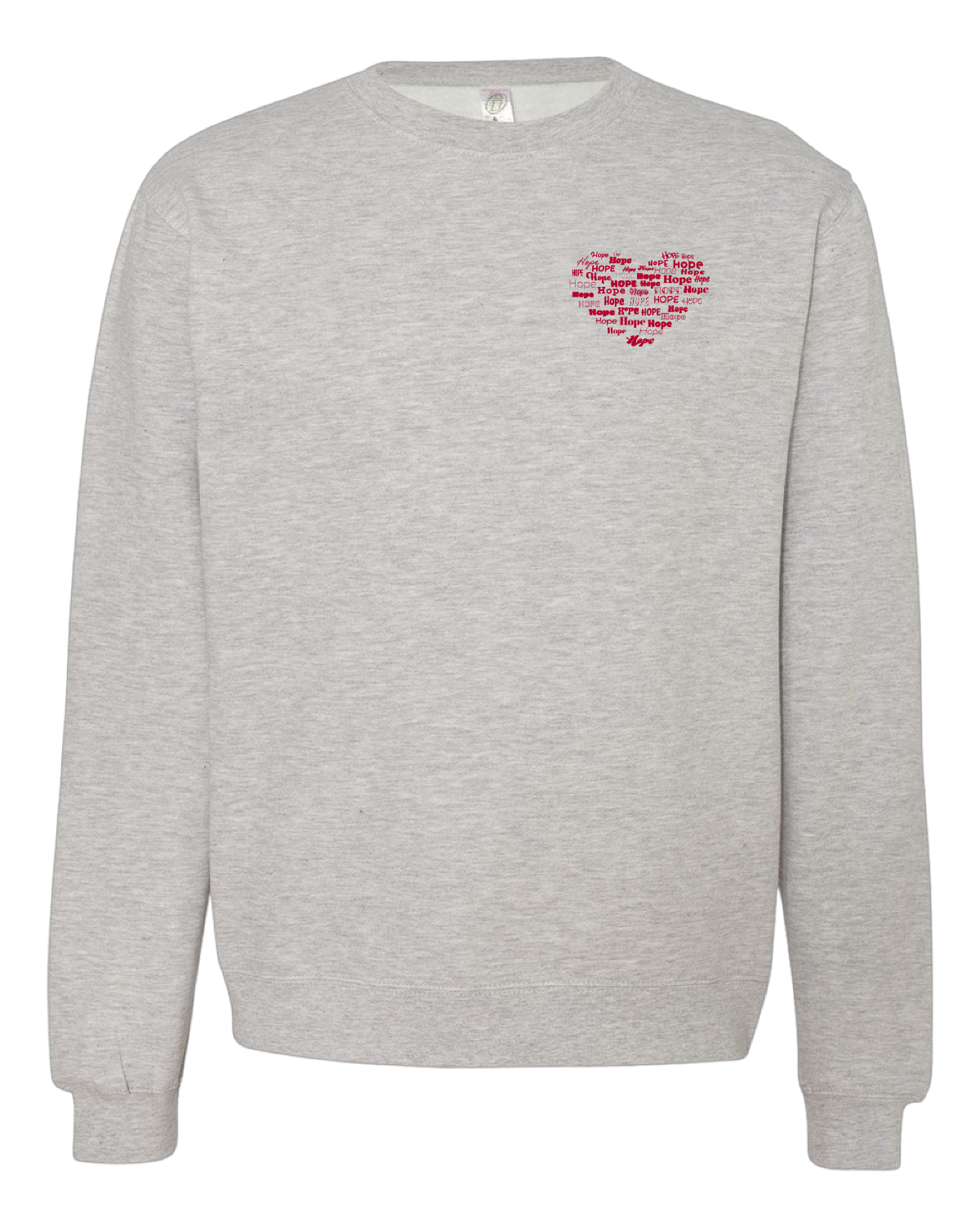Hope in Hearts (Crew neck sweatshirt)