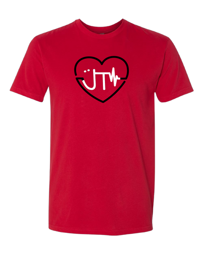 Just Think Heart Beats  (Kids Tee)