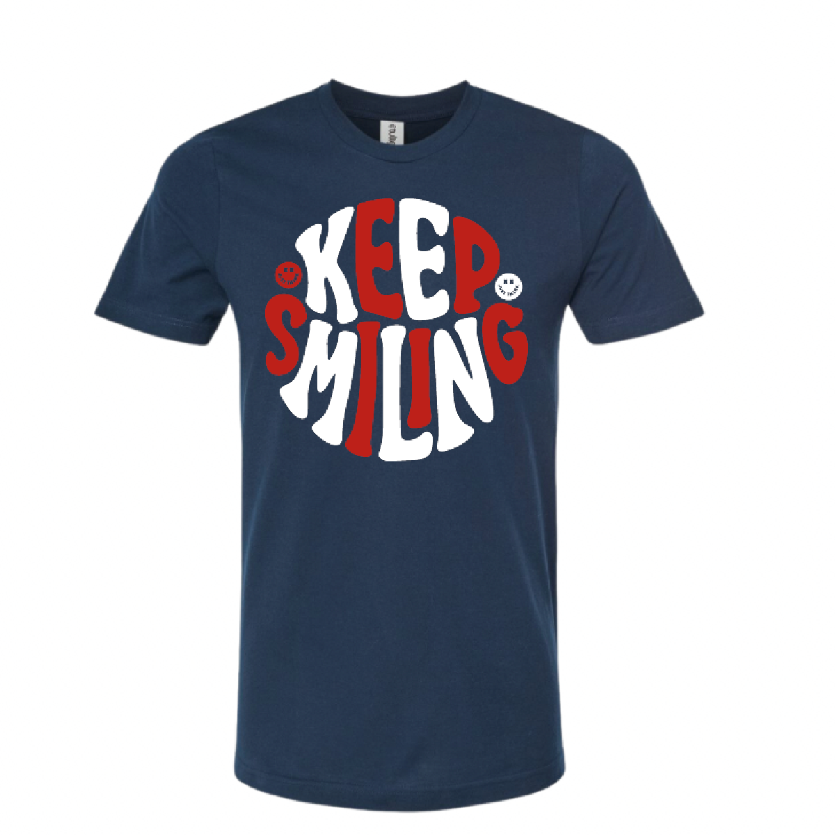 Keep Smiling Red White and Blue - Unisex
