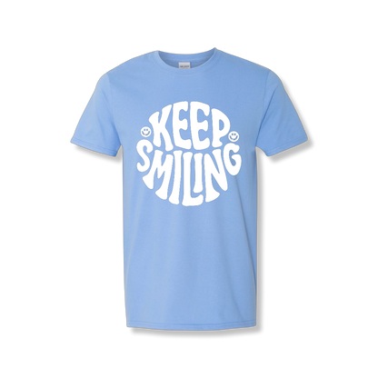 Keep Smiling Center Chest (Unisex Tee)