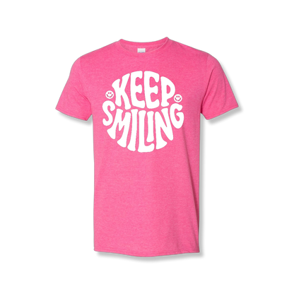 Keep Smiling Center Chest (Unisex Tee)