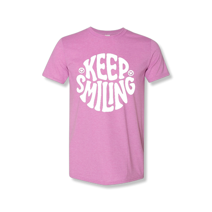 Keep Smiling Center Chest (Unisex Tee)