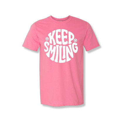 Keep Smiling Center Chest (Unisex Tee)
