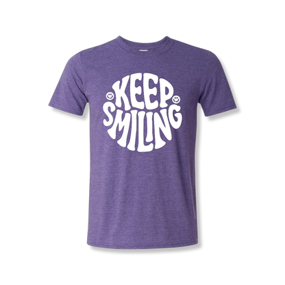 Keep Smiling Center Chest (Unisex Tee)