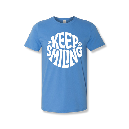 Keep Smiling Center Chest (Unisex Tee)