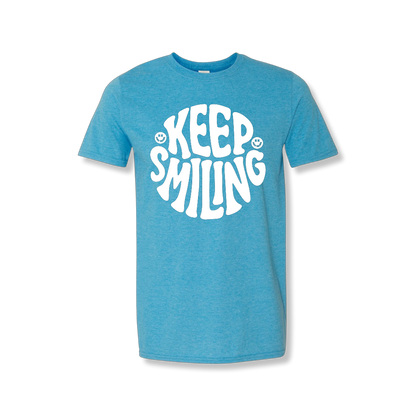 Keep Smiling Center Chest (Unisex Tee)