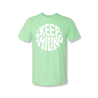 Keep Smiling Center Chest (Unisex Tee)