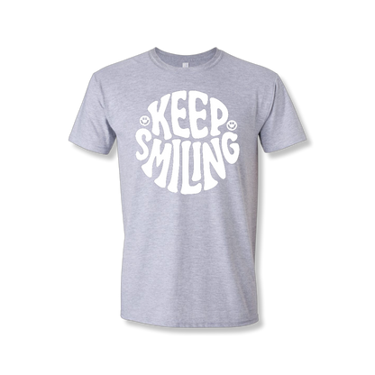 Keep Smiling Center Chest (Unisex Tee)