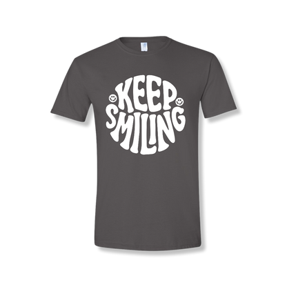 Keep Smiling Center Chest (Unisex Tee)