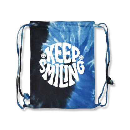 Keep Smiling Drawstring Backpack