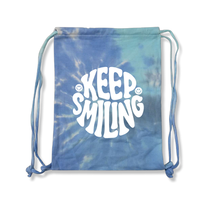 Keep Smiling Drawstring Backpack