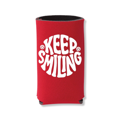 Coozie (slim can) - Keep Smiling