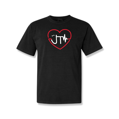 Just Think Heart Beats (Unisex Tee Midweight)