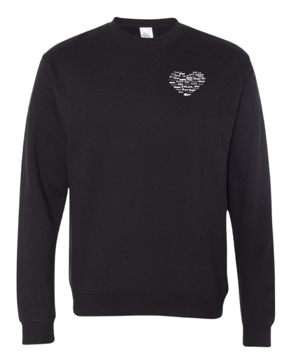 Hope in Hearts (Crew neck sweatshirt)